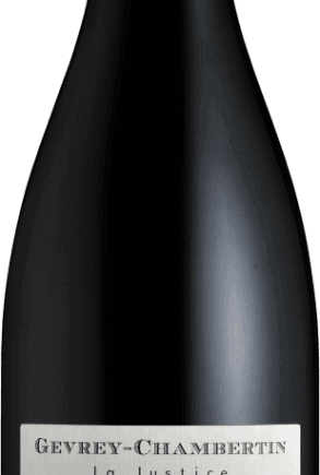 bouteille de vin rouge aoc gevrey chambertin cuvee la justice