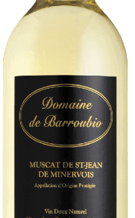 domainedebarroubiomuscatetiquettenoiremuscatdesaintjeandeminervoisespacevindesaintchinian