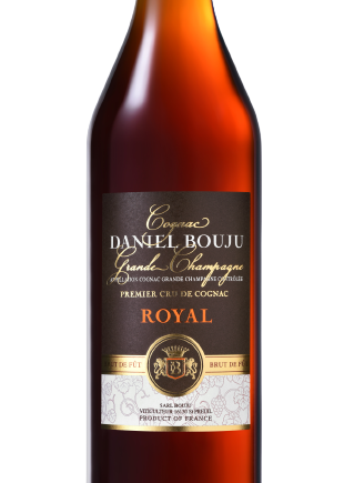bouteille de cognac cuvee royal daniel bouju